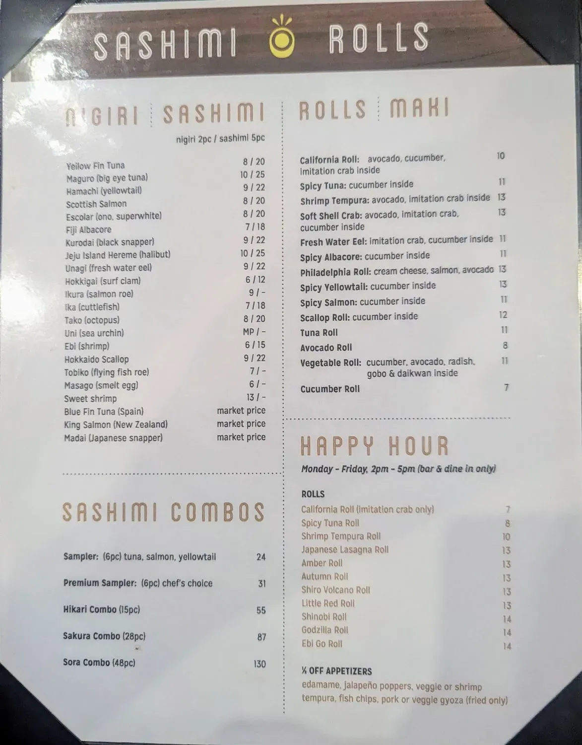 Menu 3