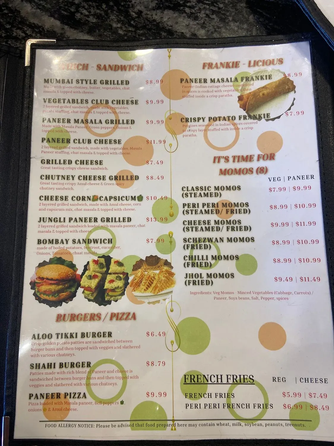 Menu 5