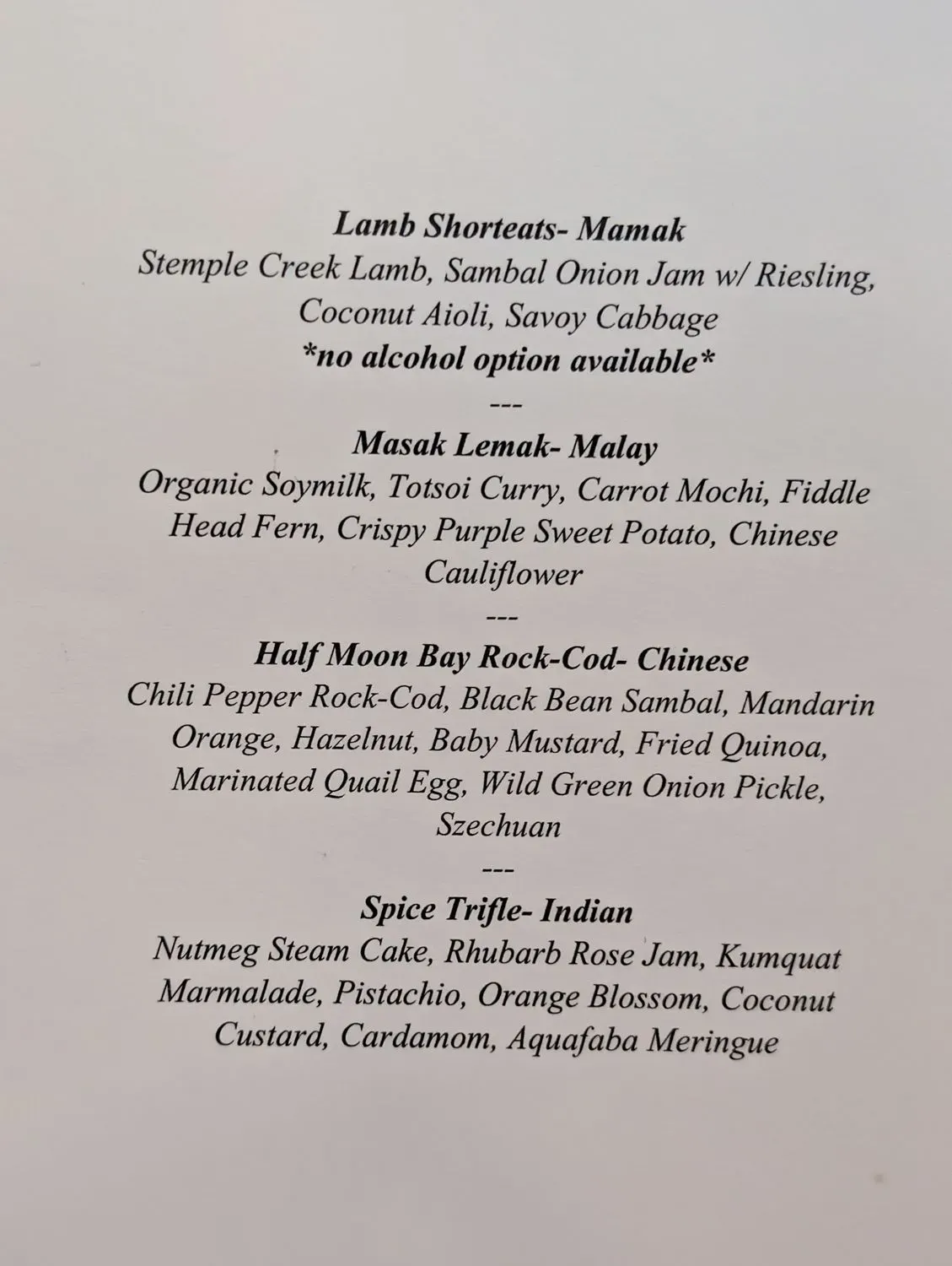 Menu 2