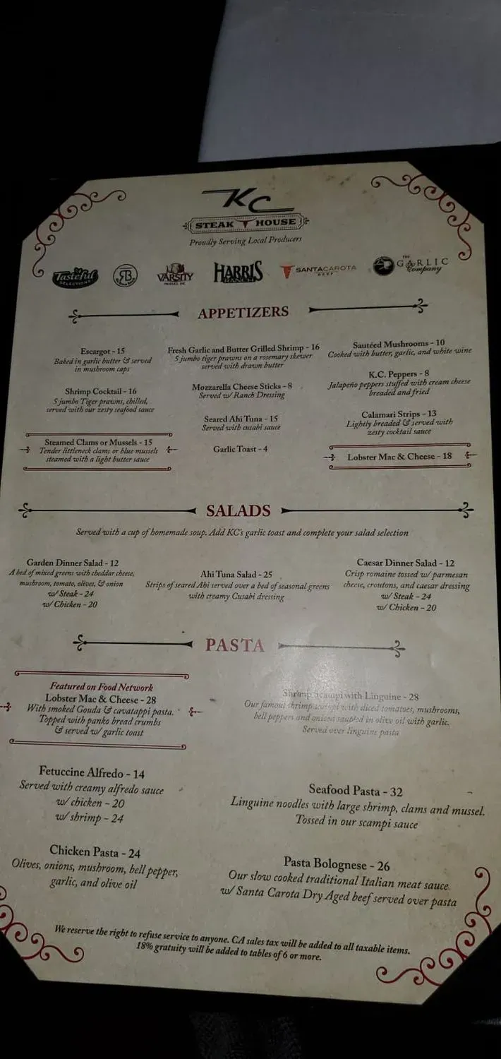 Menu 6