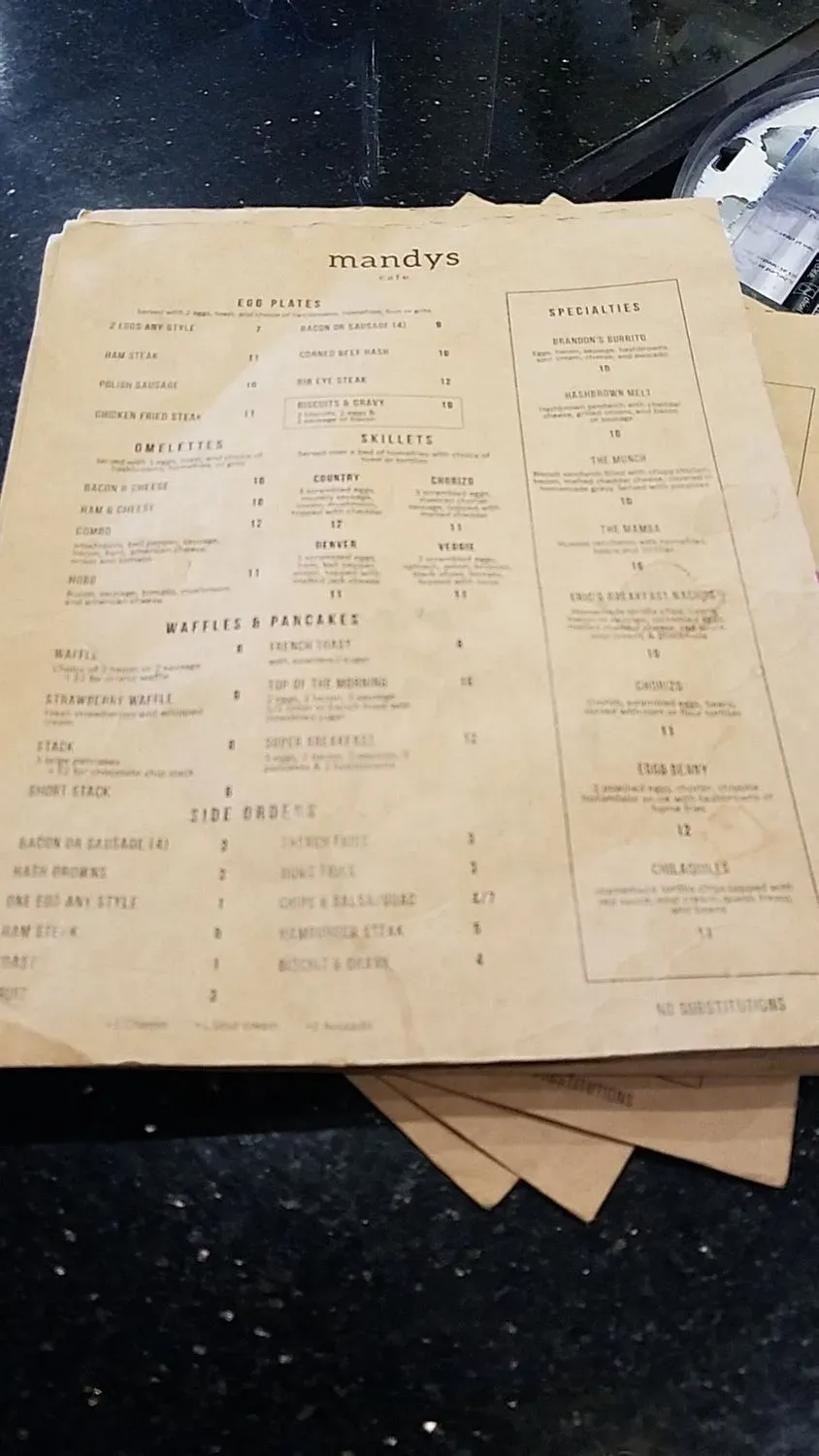 Menu 6