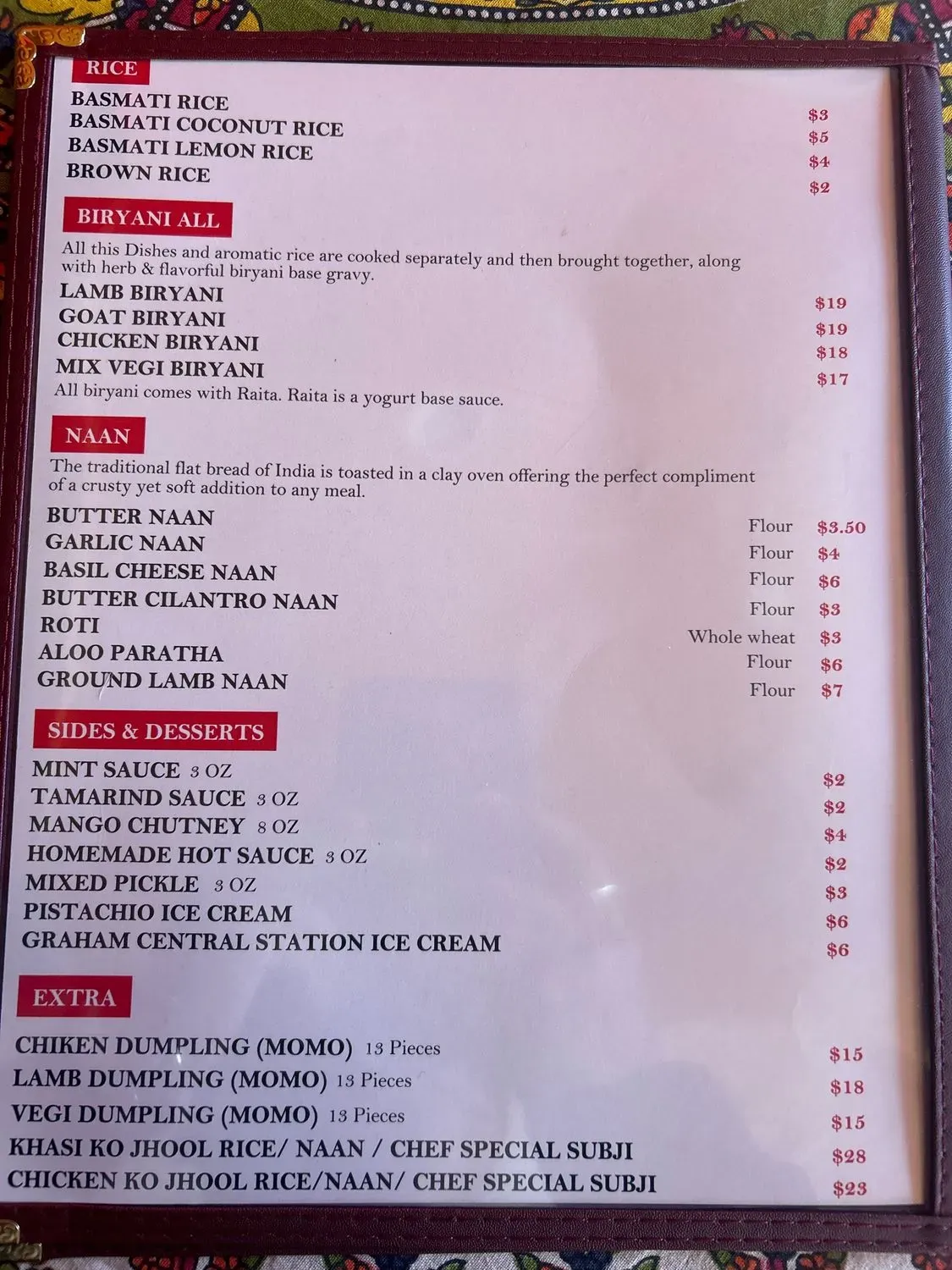 Menu 3