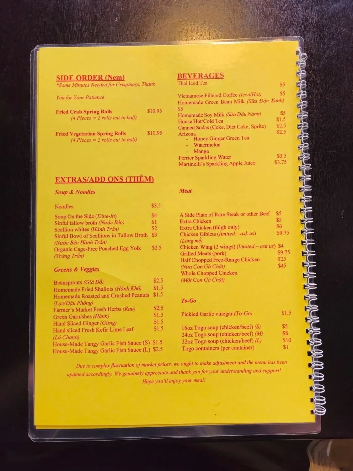 Menu 6