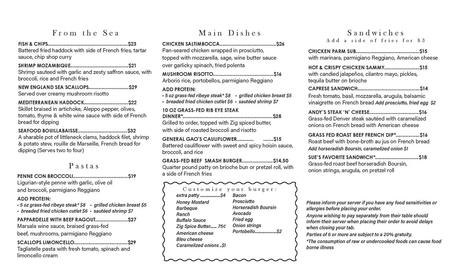 Menu 2