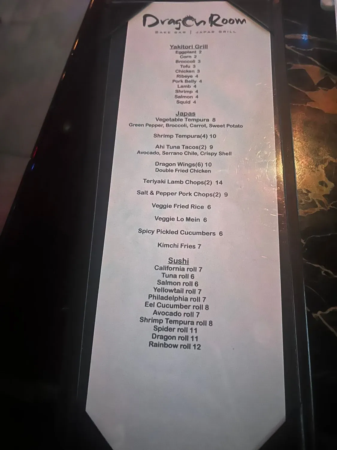 Menu 3