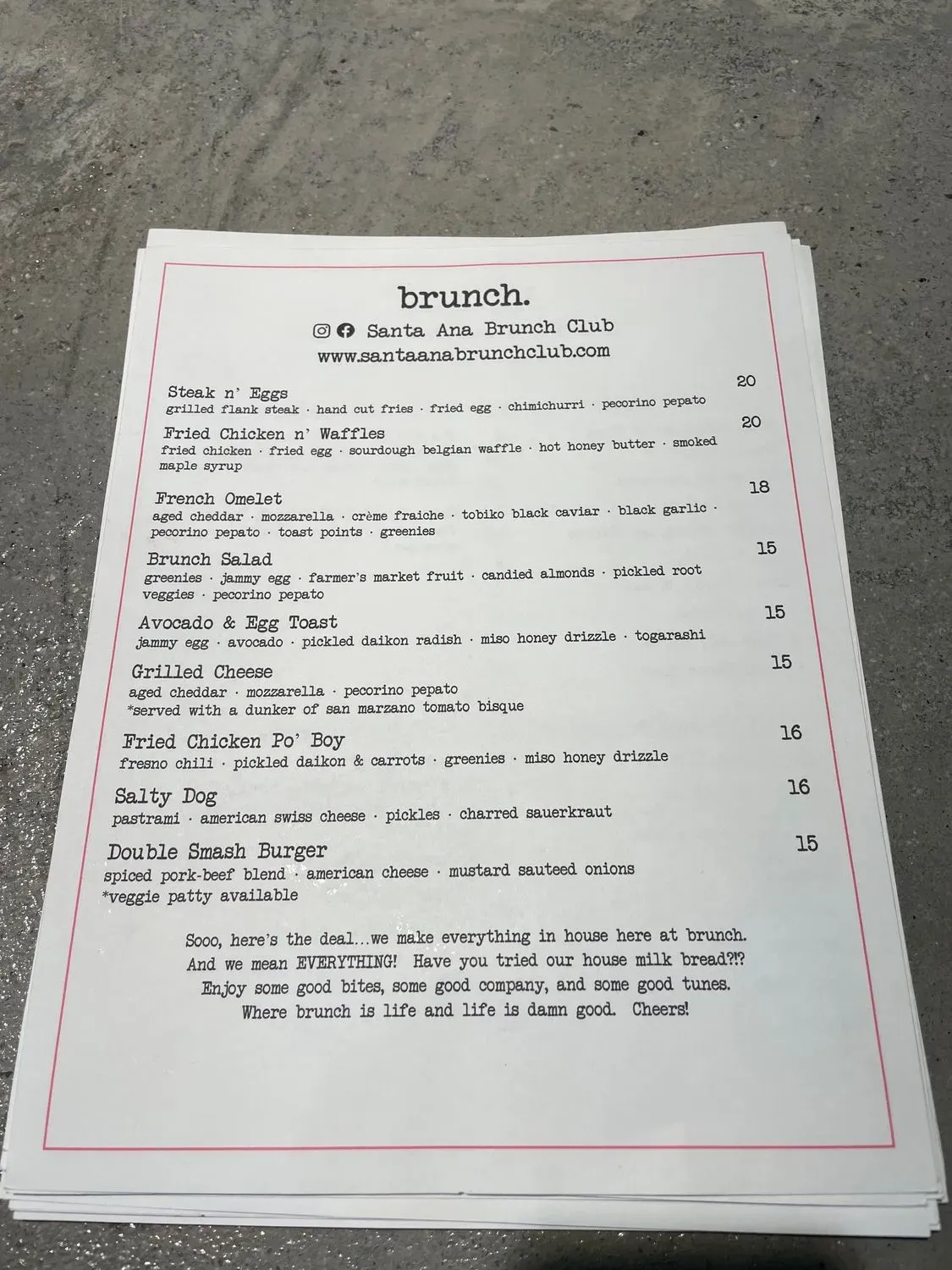 Menu 6