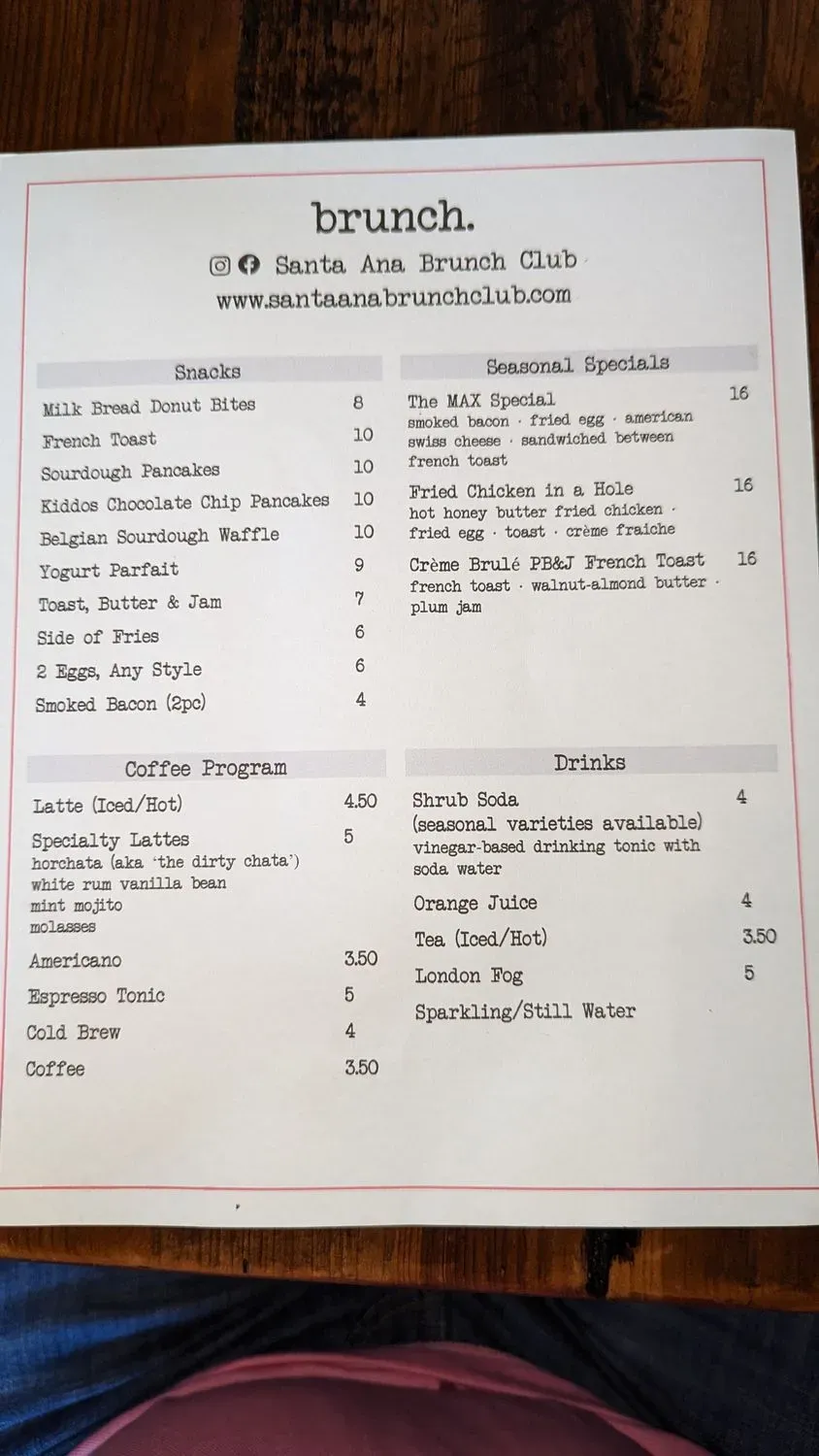 Menu 4