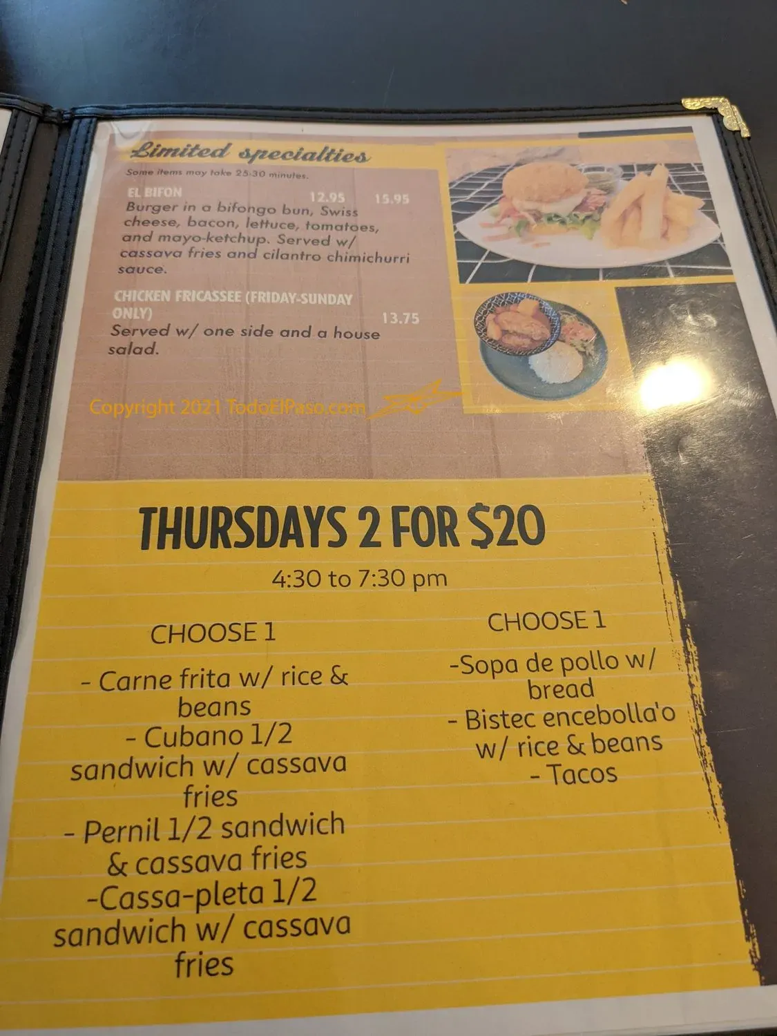 Menu 5