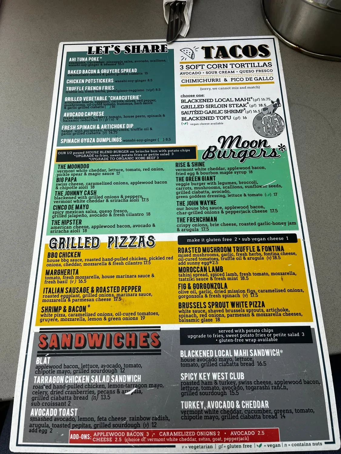 Menu 5