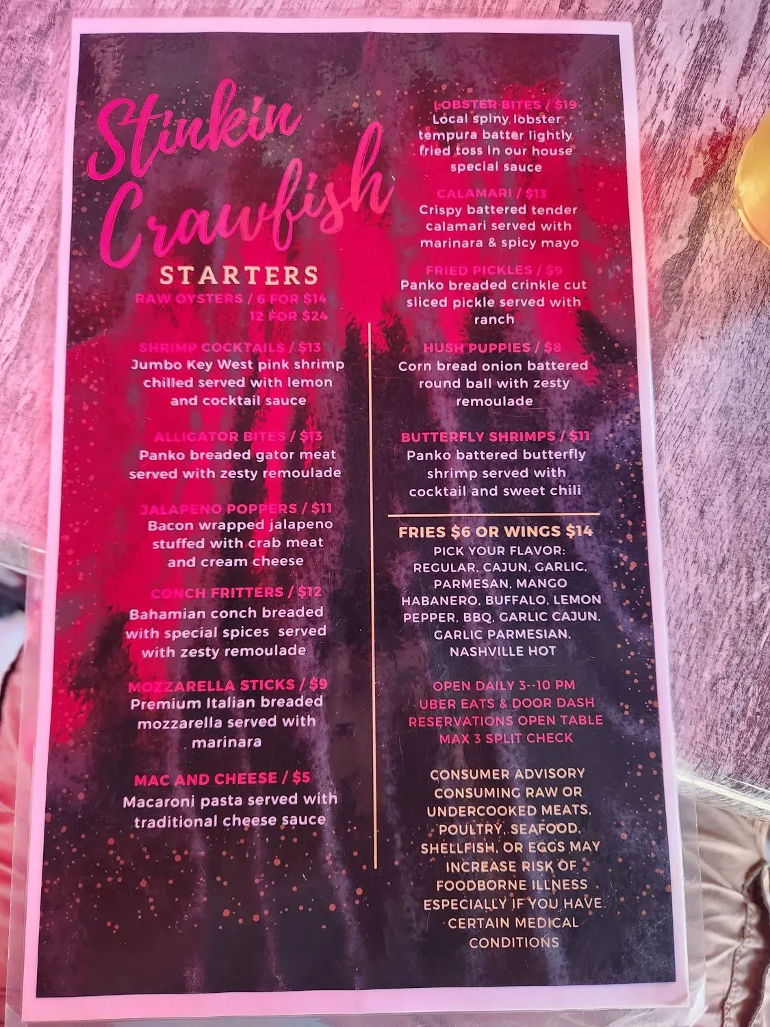 Menu 6