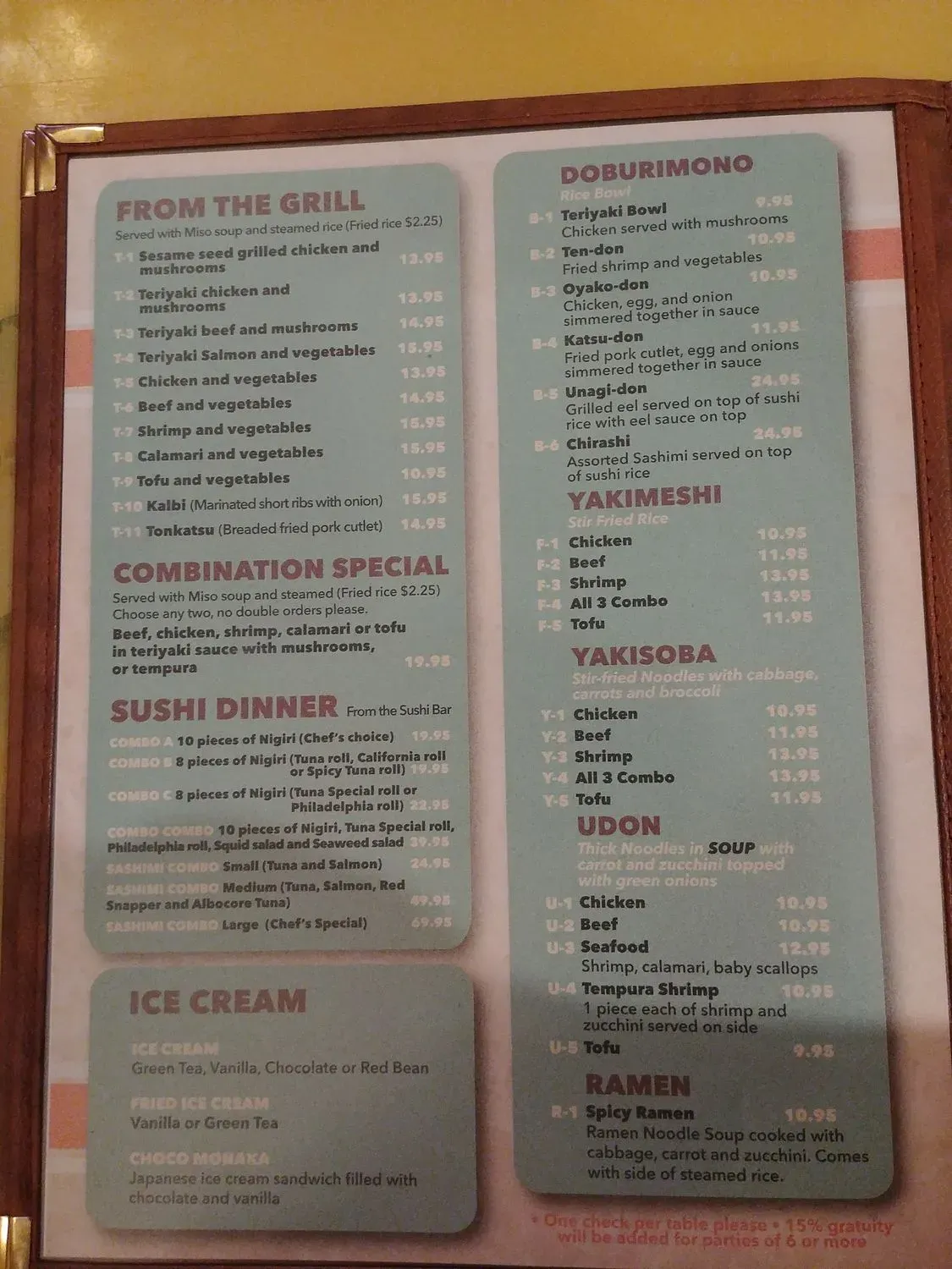 Menu 4