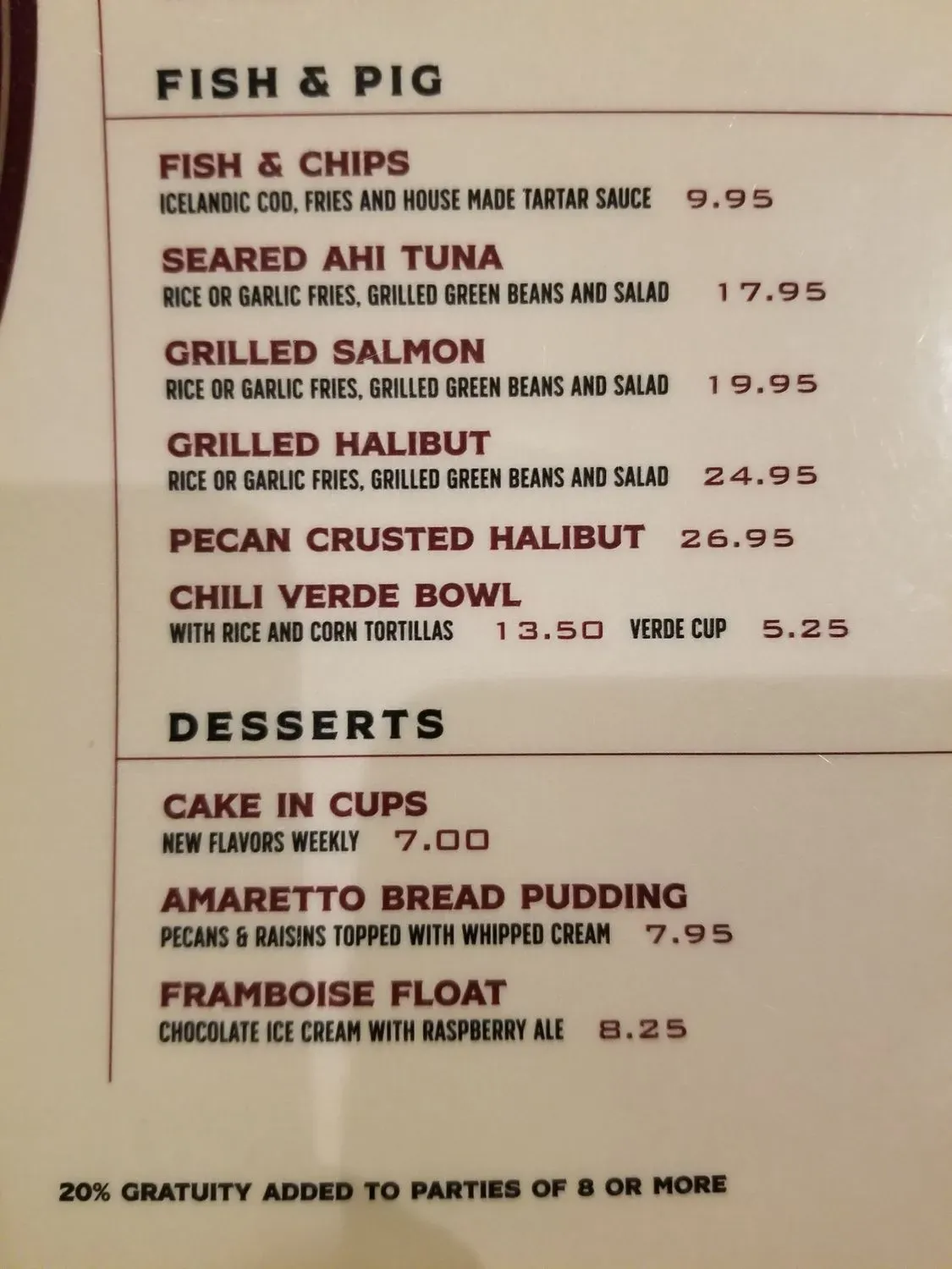 Menu 2