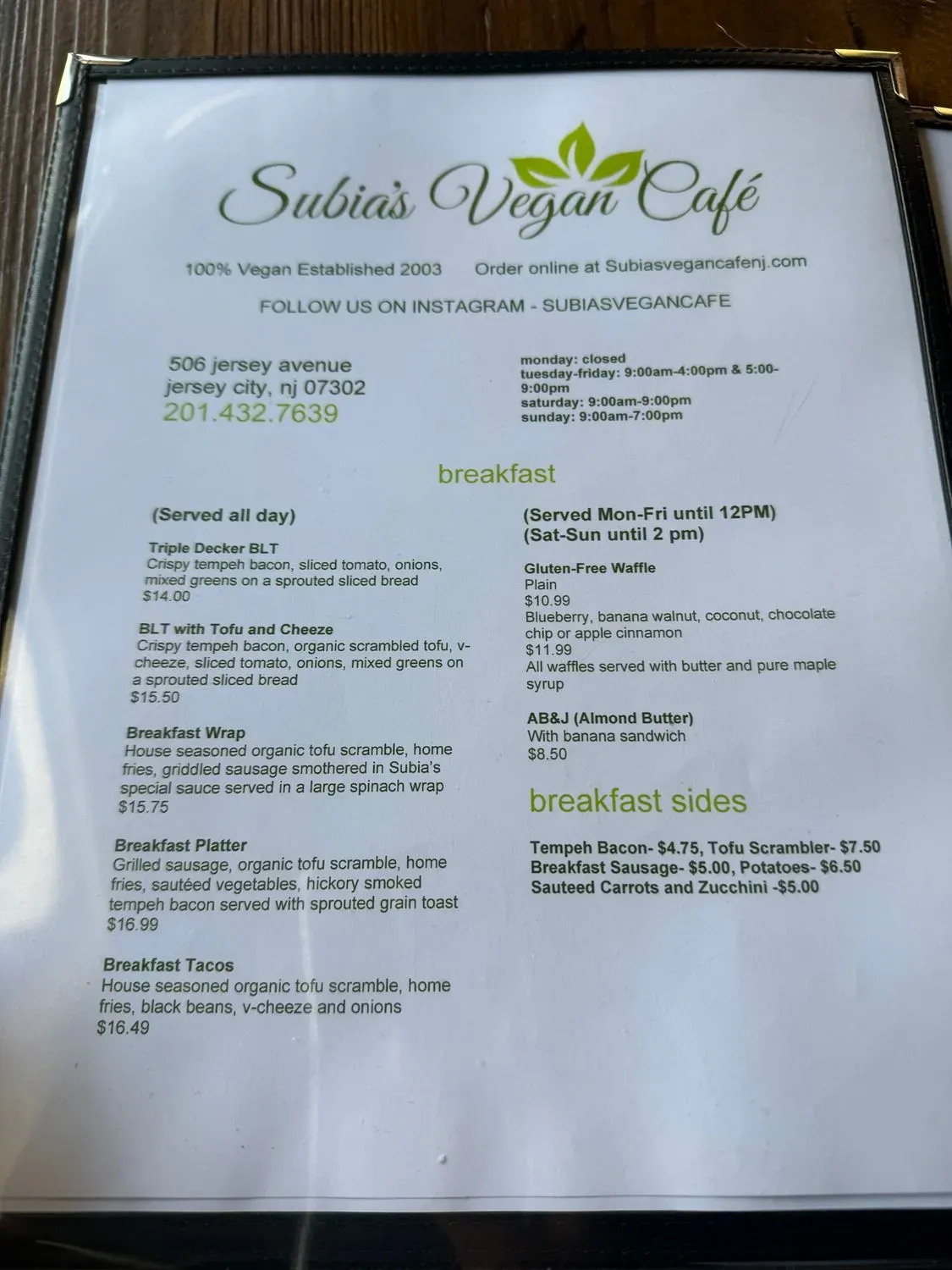 Menu 4