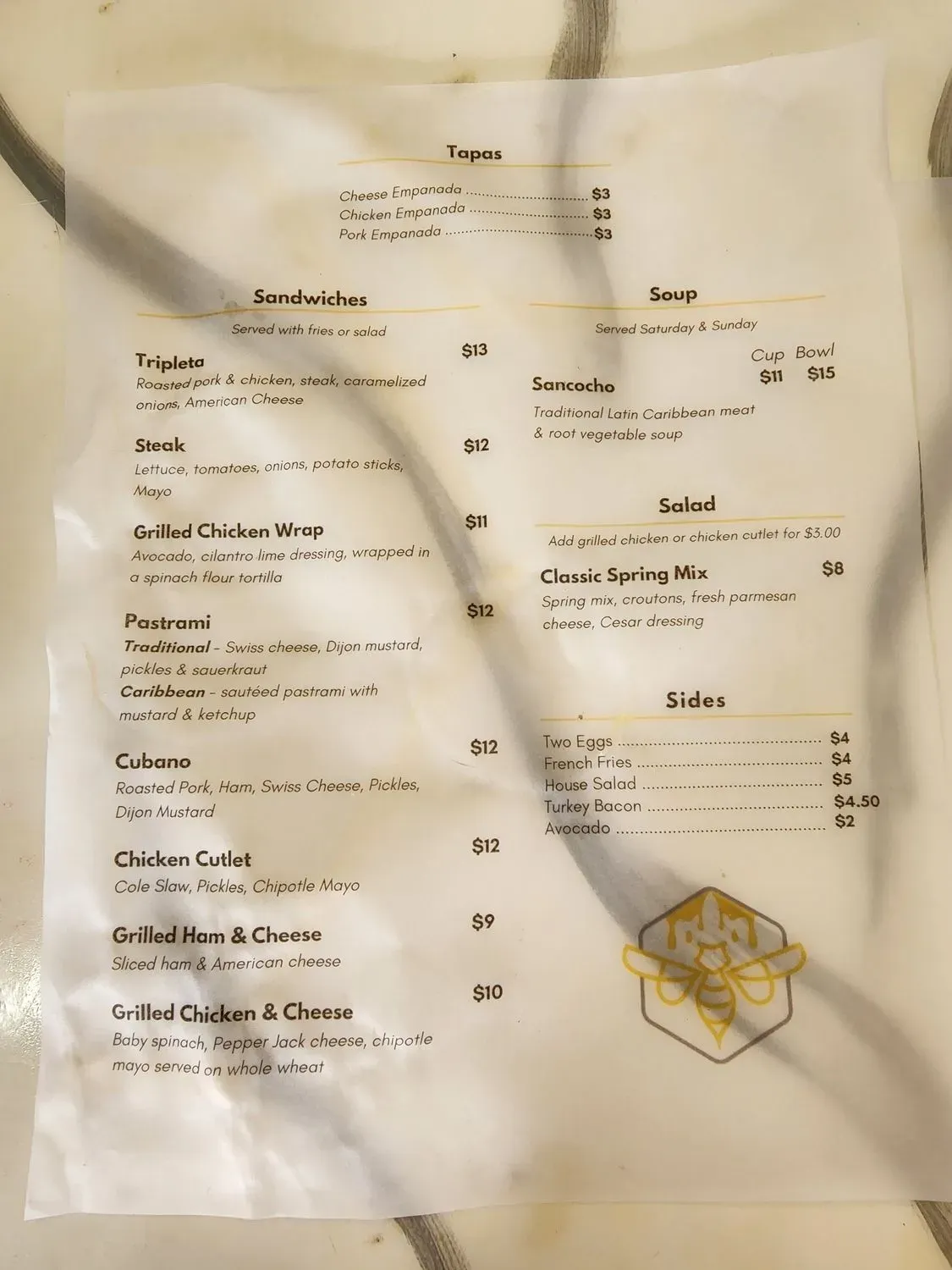 Menu 4