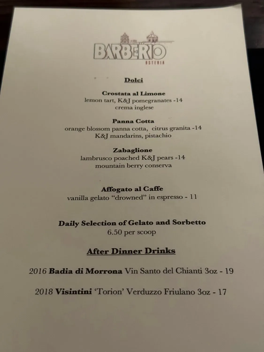 Menu 6