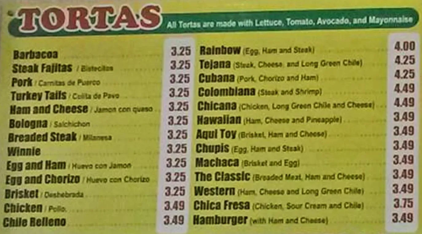 Menu 2