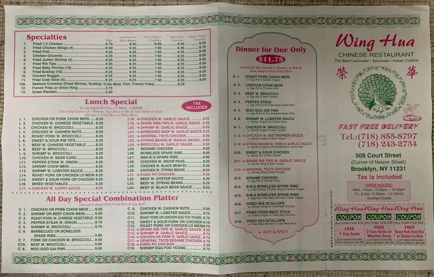 Menu 3