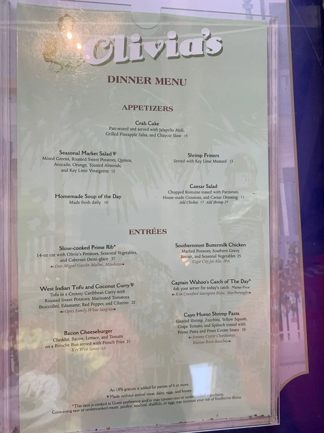 Menu 6