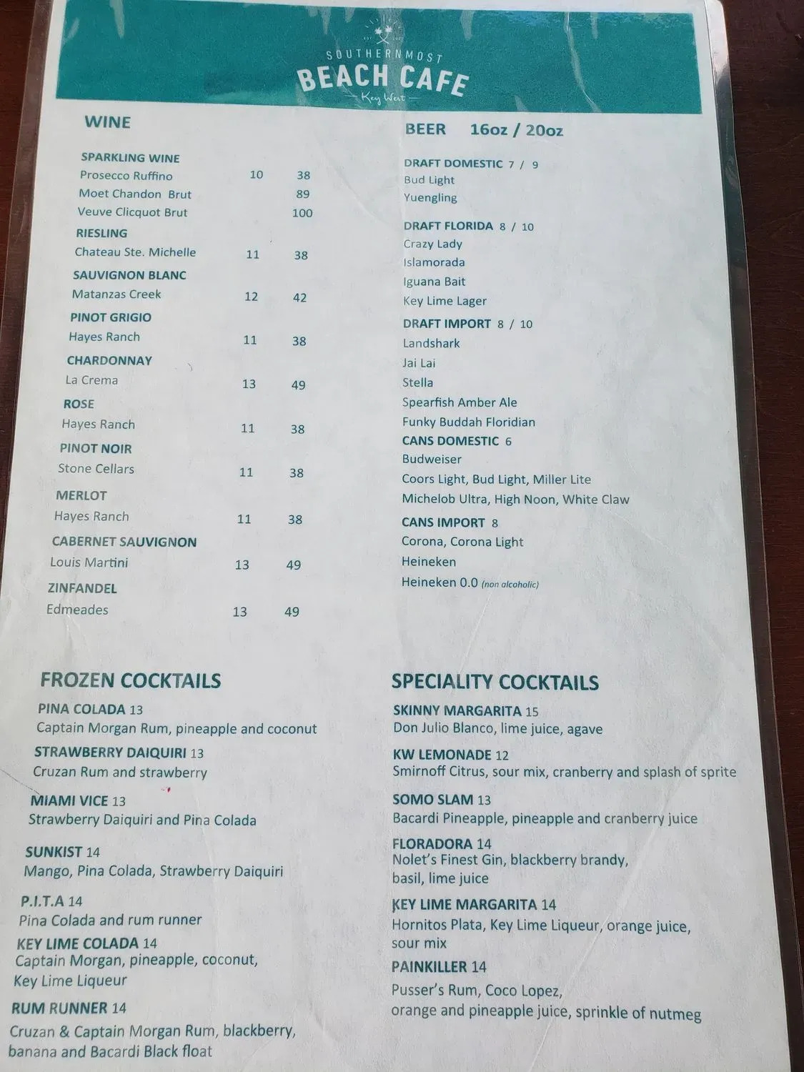 Menu 4