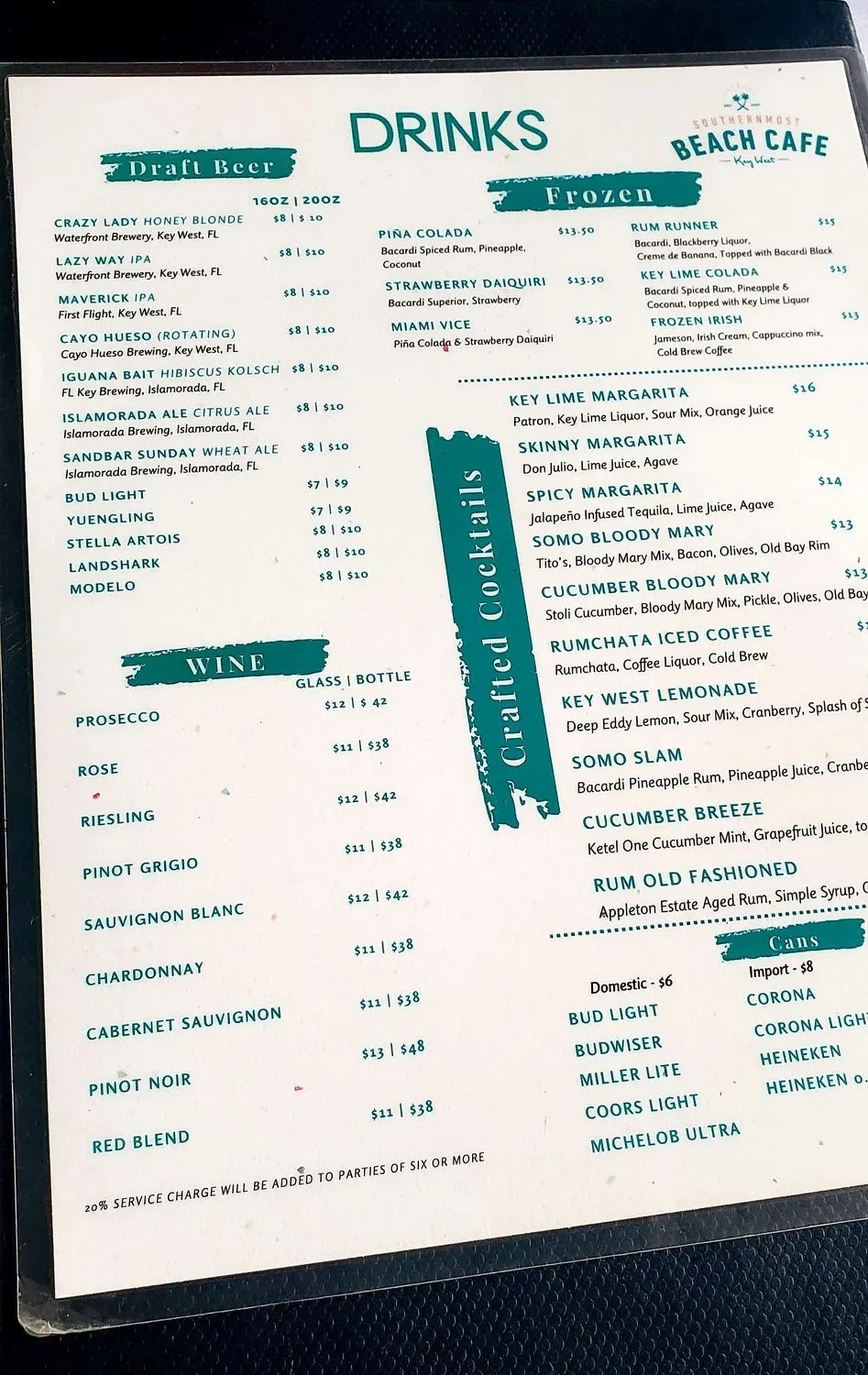 Menu 6