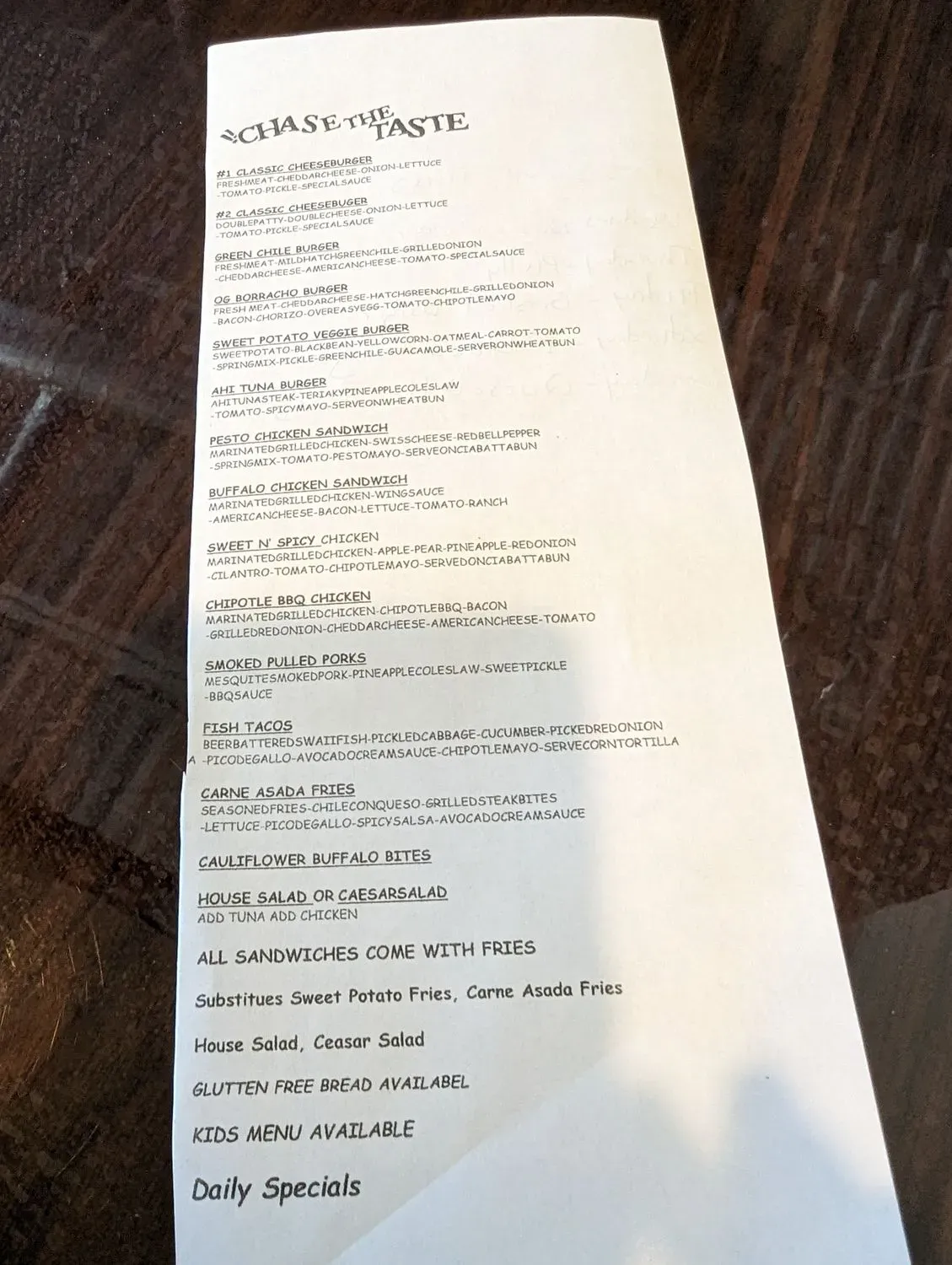 Menu 6