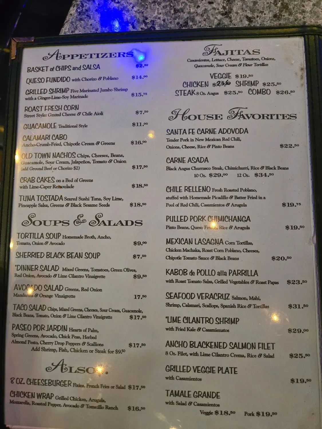 Menu 5