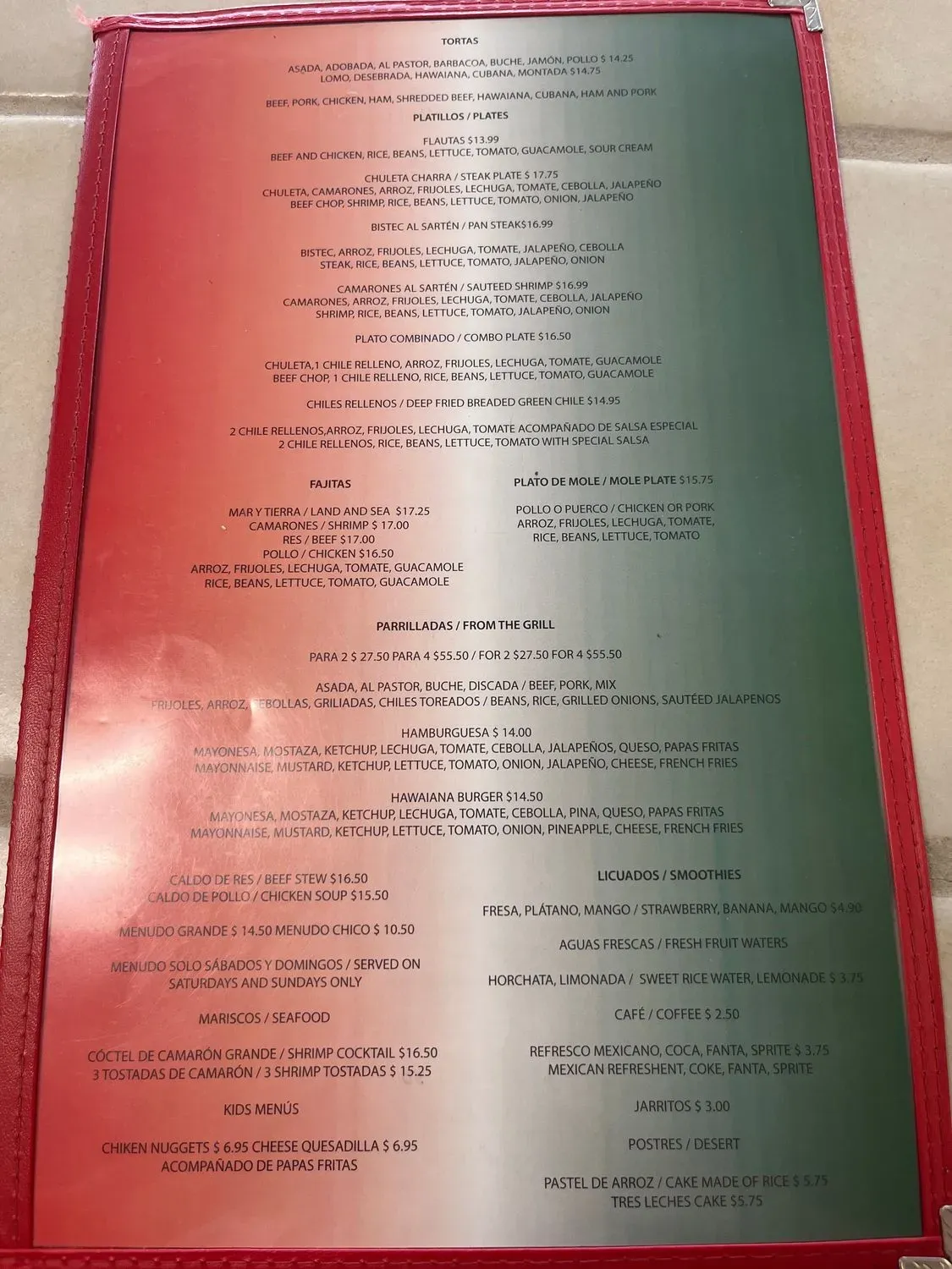 Menu 2