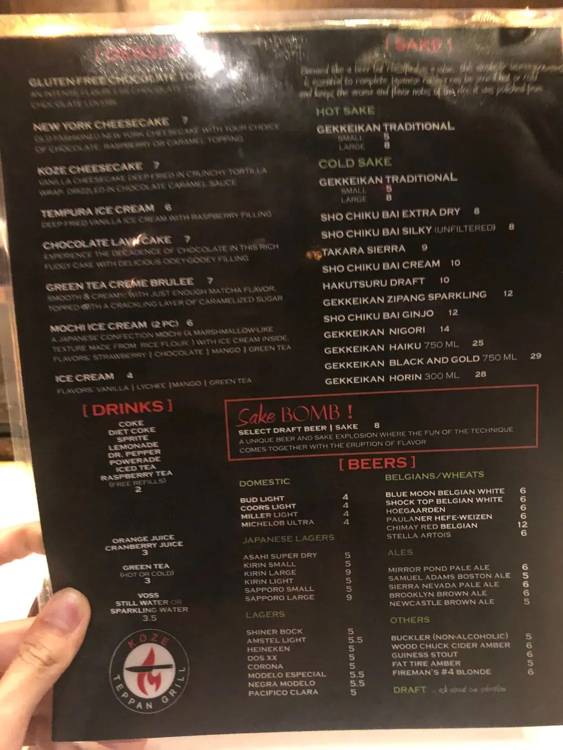 Menu 6