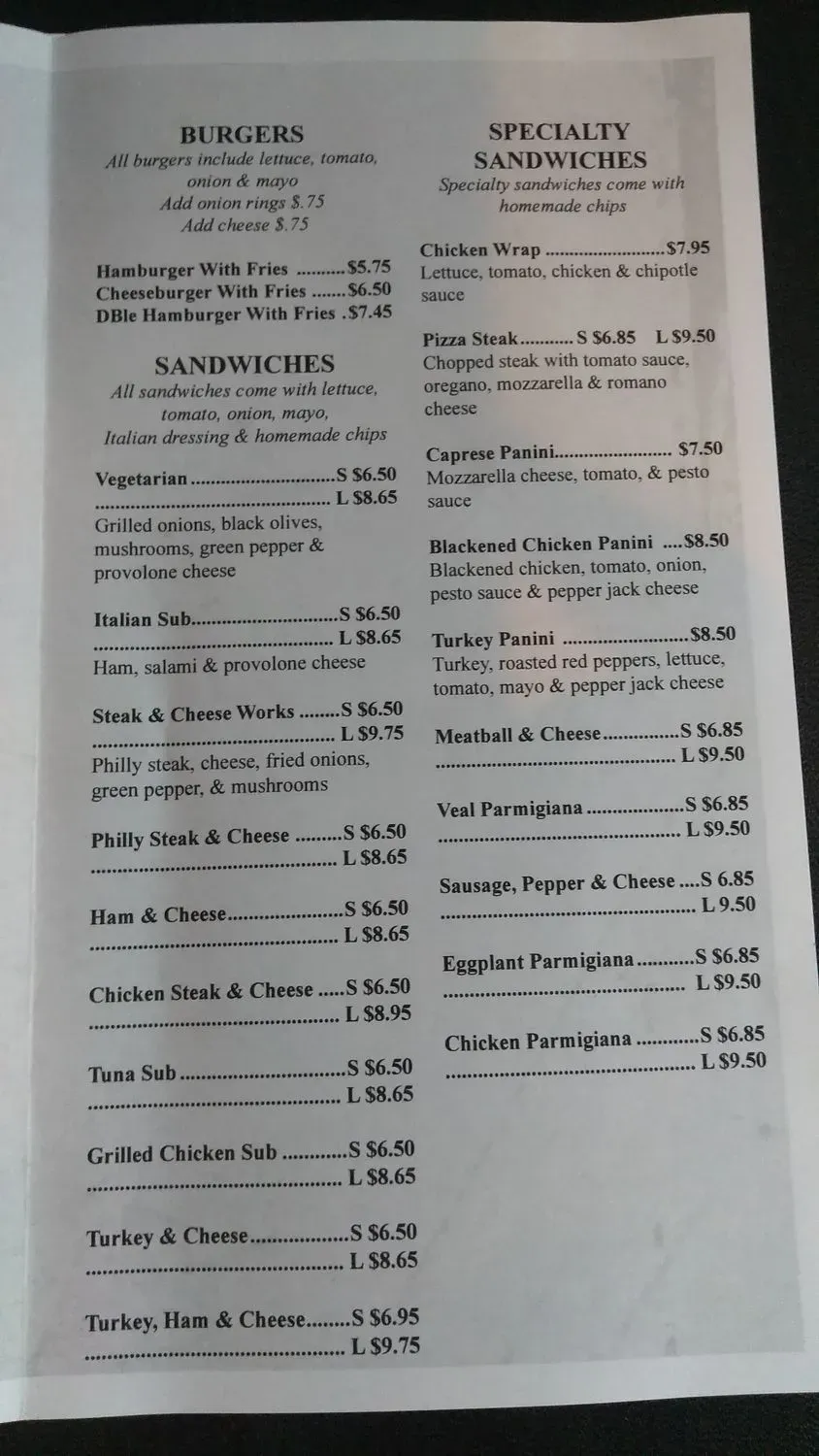 Menu 6