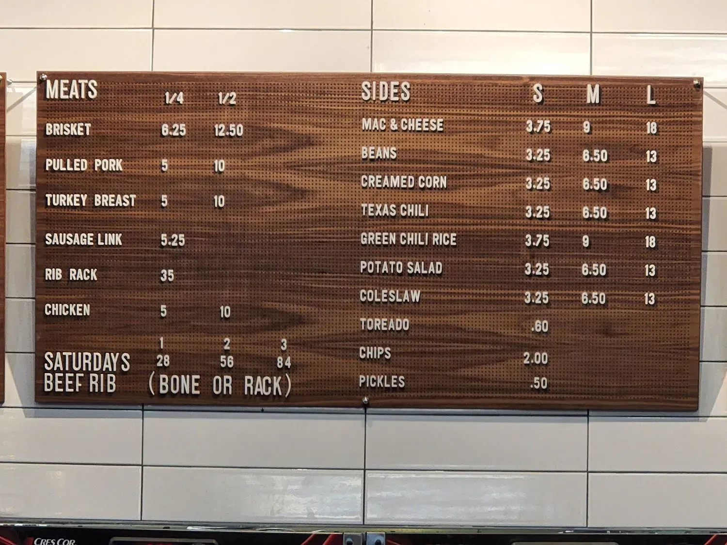 Menu 5