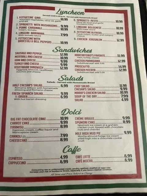 Menu 2