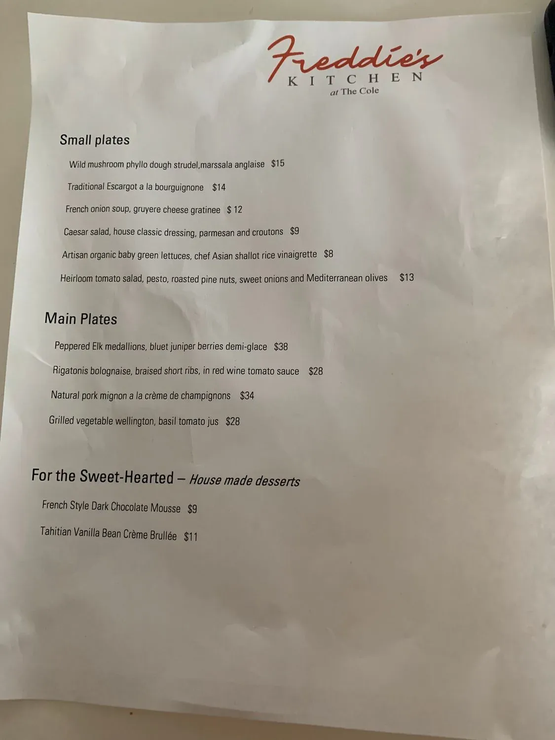 Menu 3