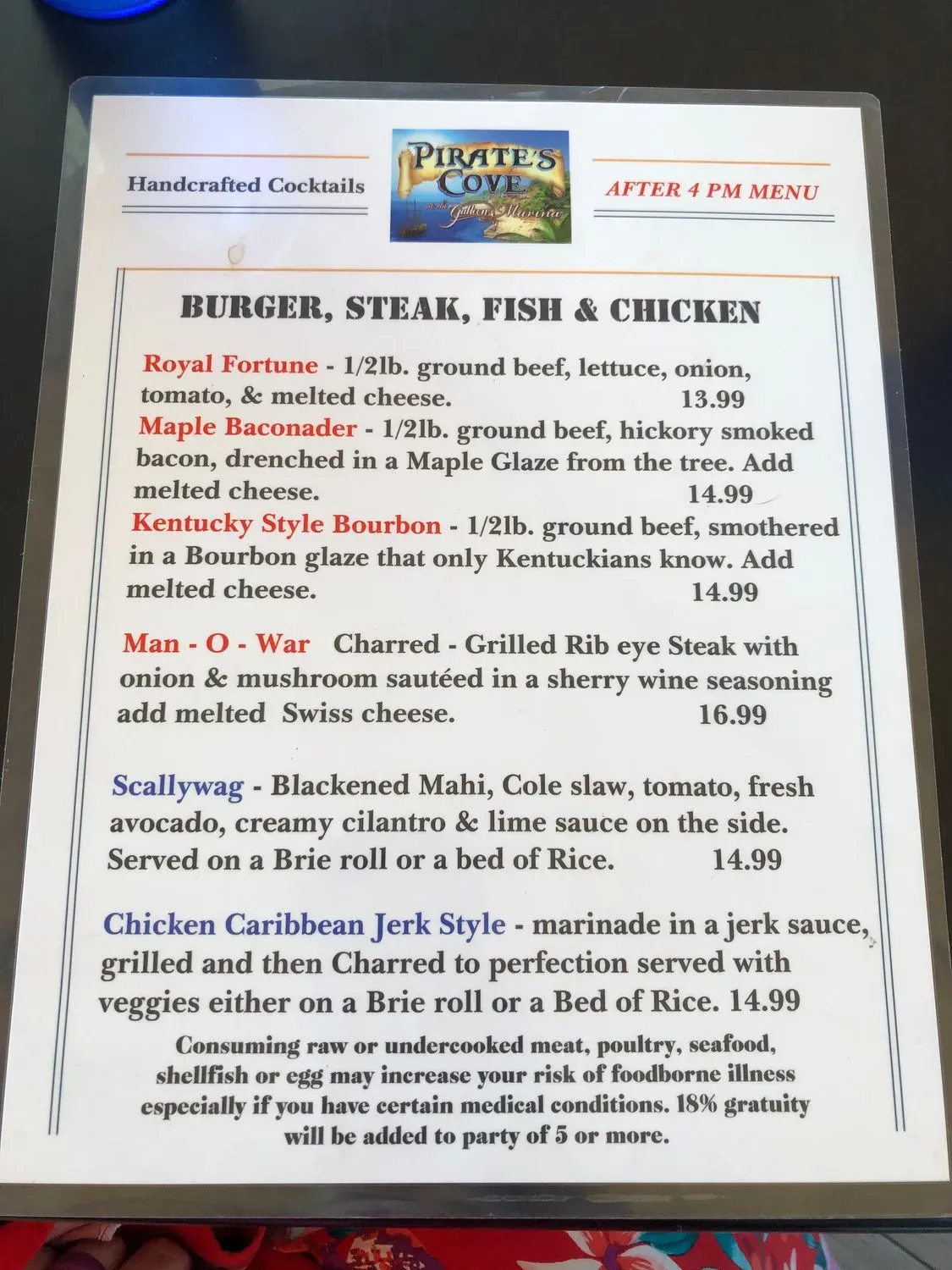 Menu 4