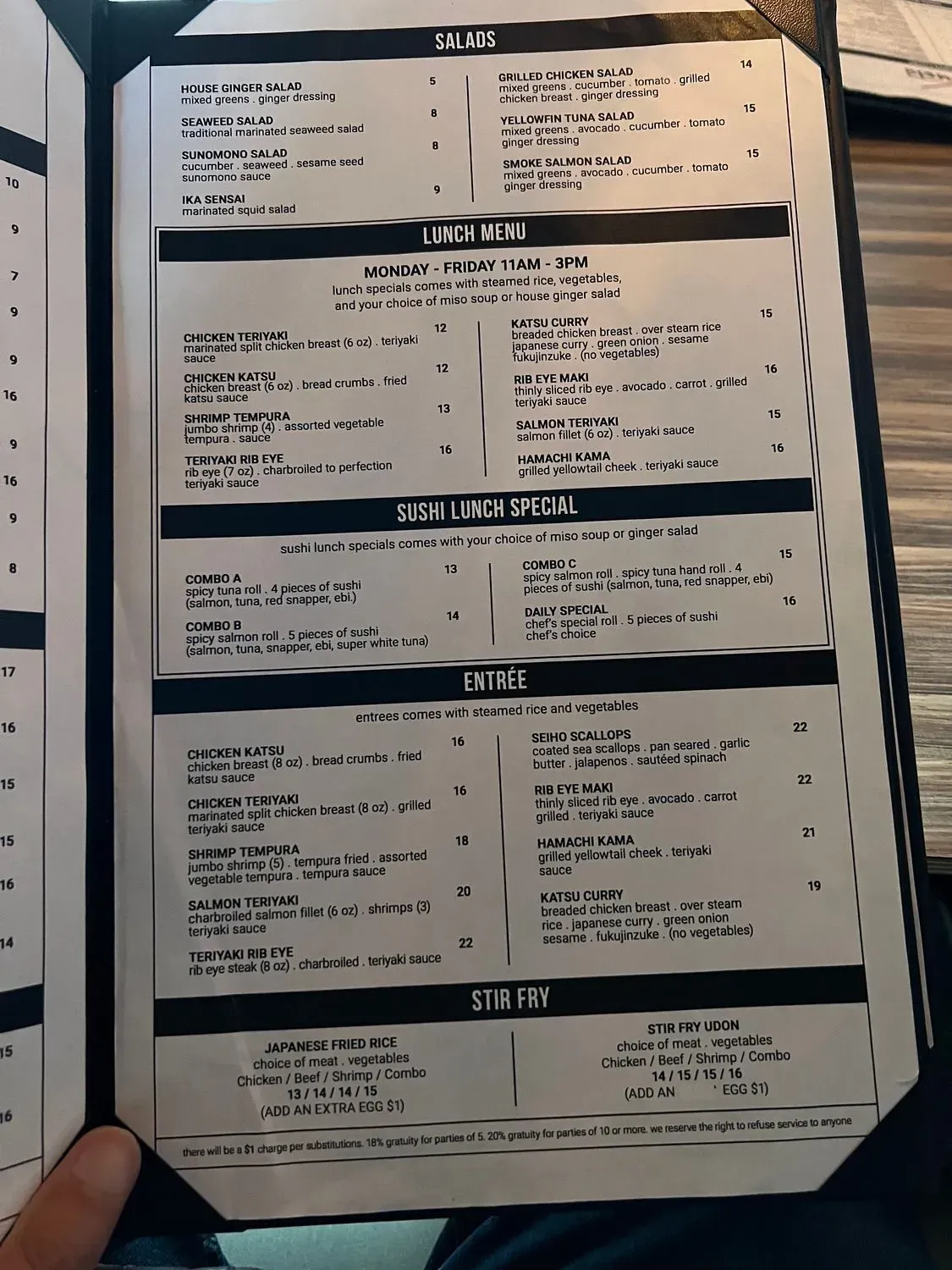 Menu 5