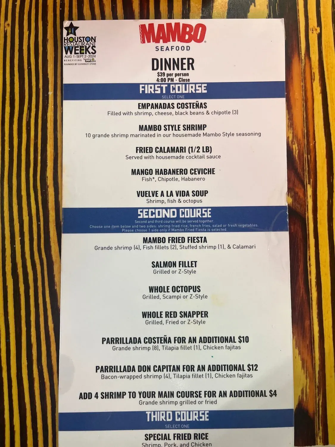 Menu 5