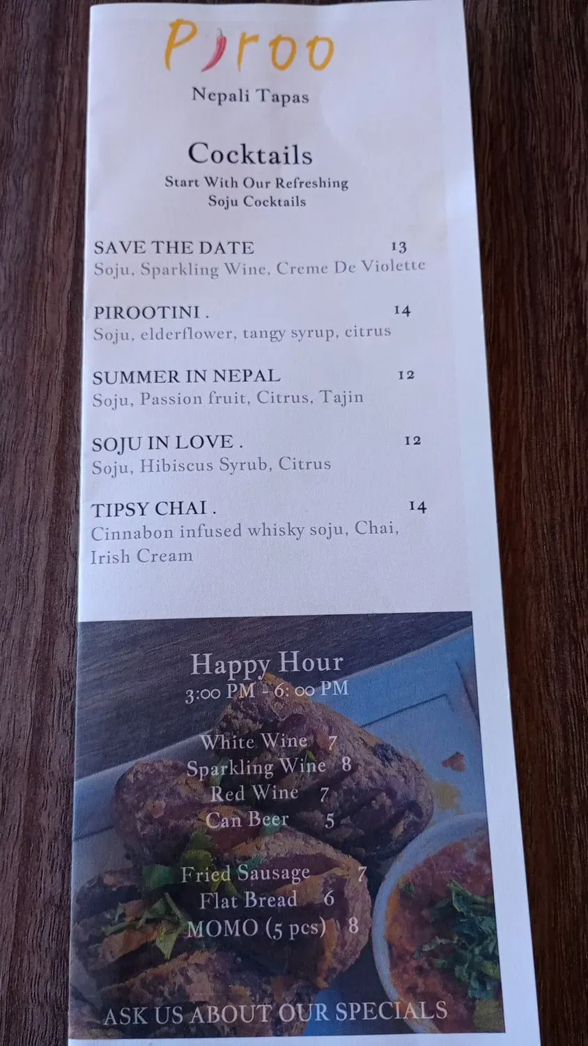 Menu 5