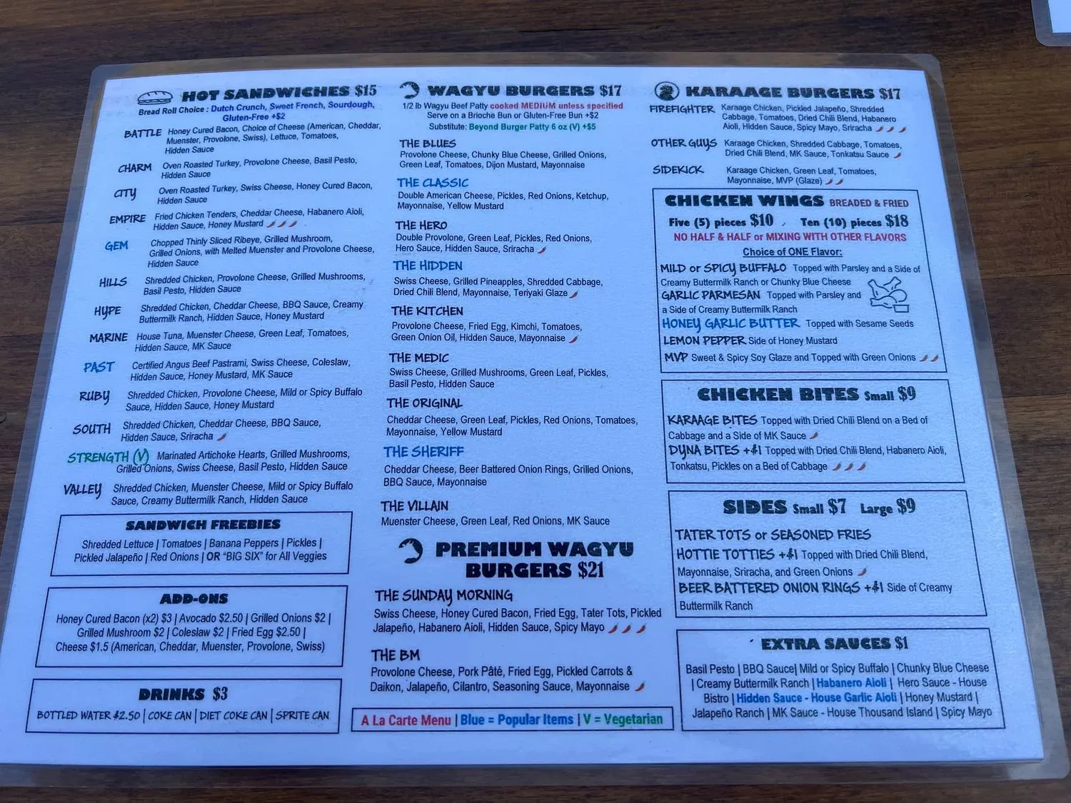 Menu 3