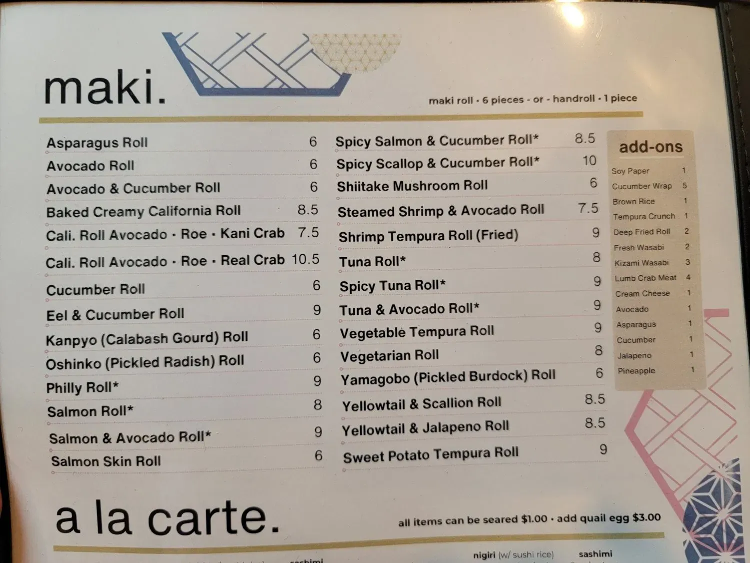 Menu 4