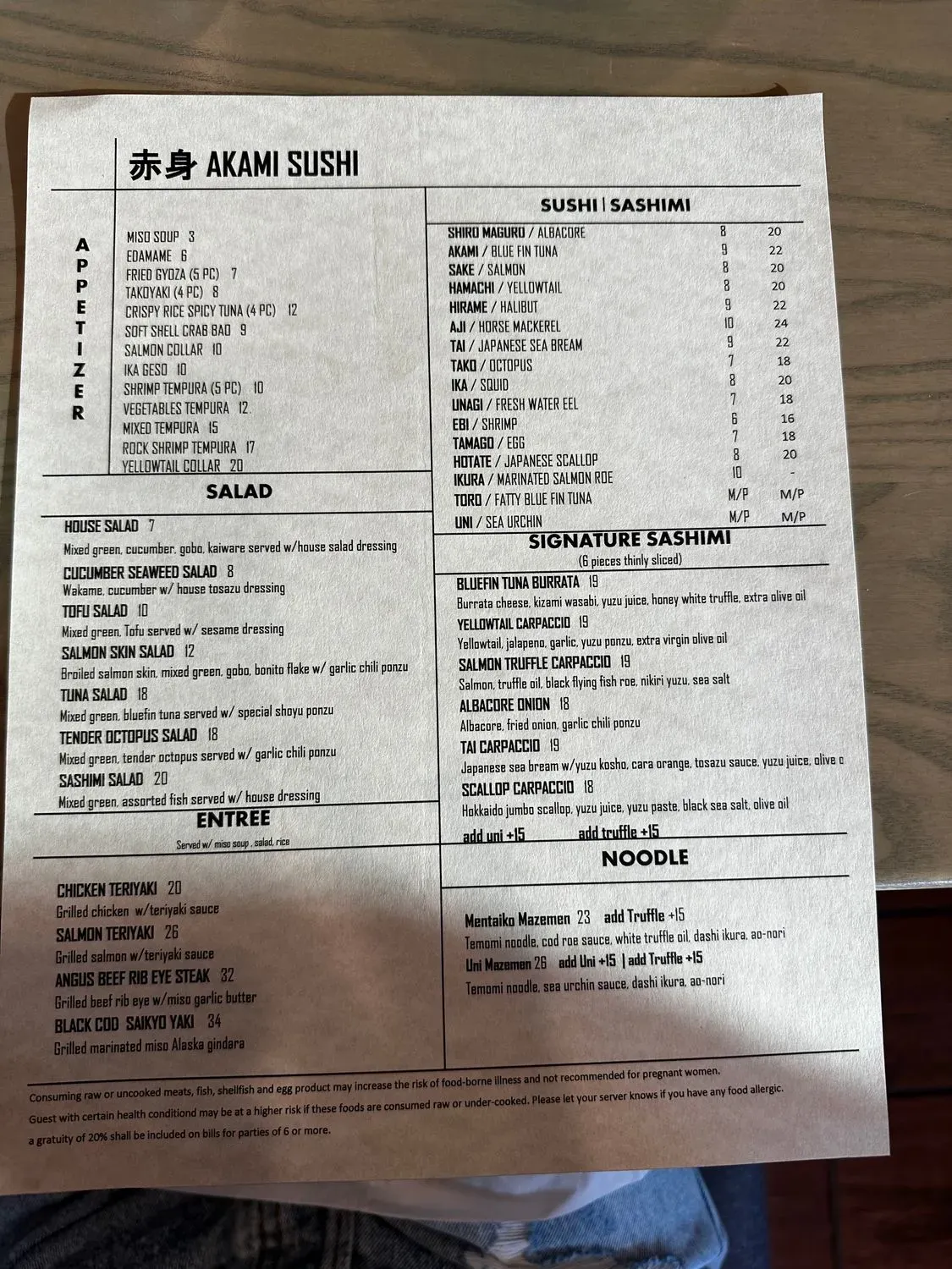 Menu 2