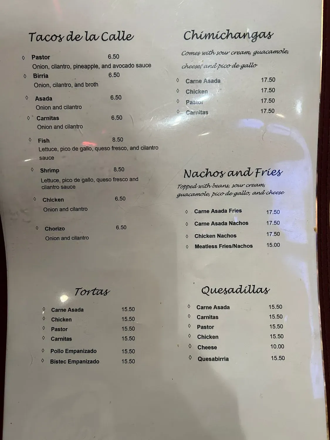 Menu 3