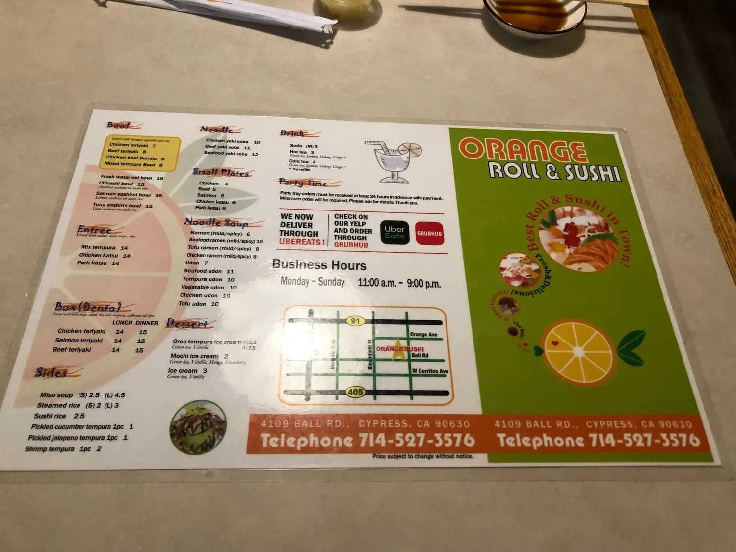 Menu 3