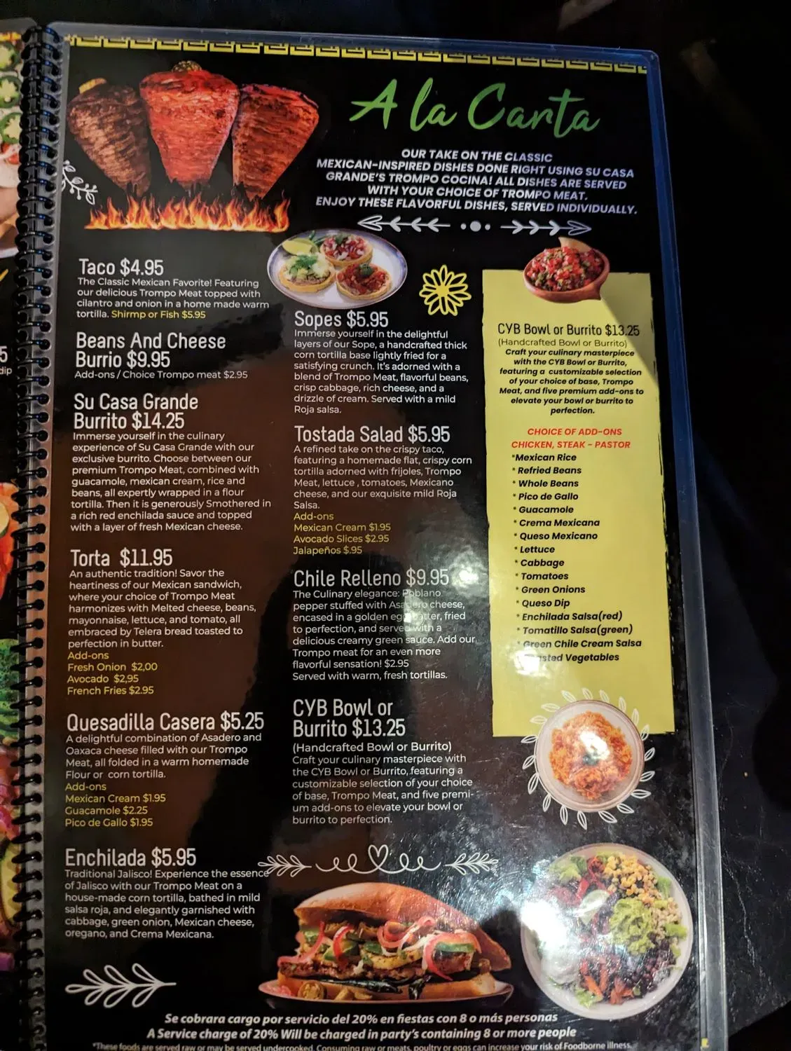 Menu 4