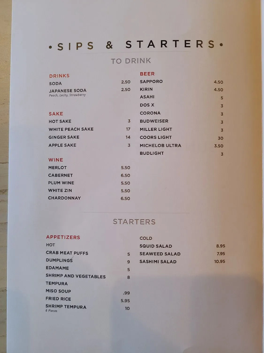 Menu 3