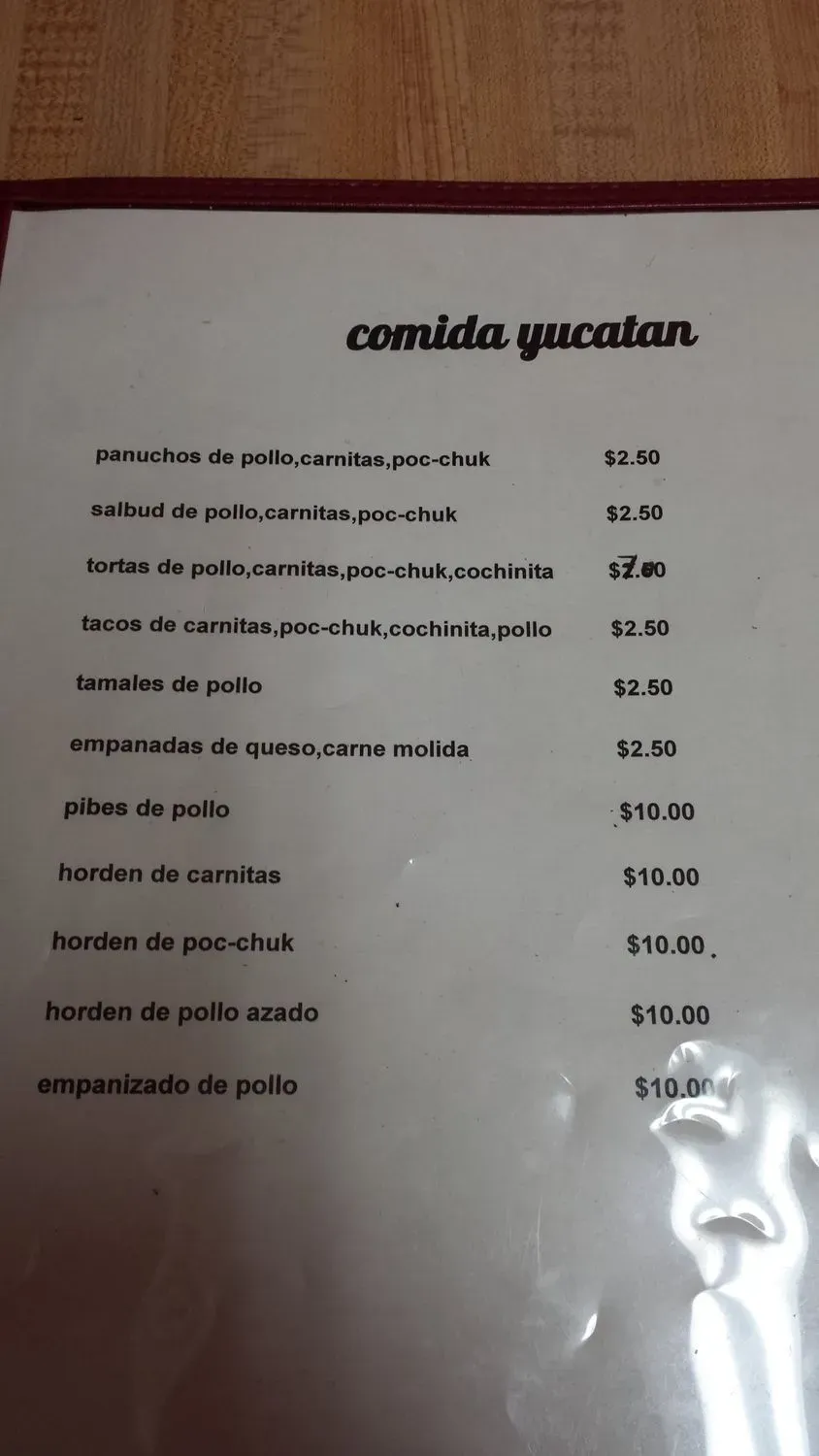 Menu 2