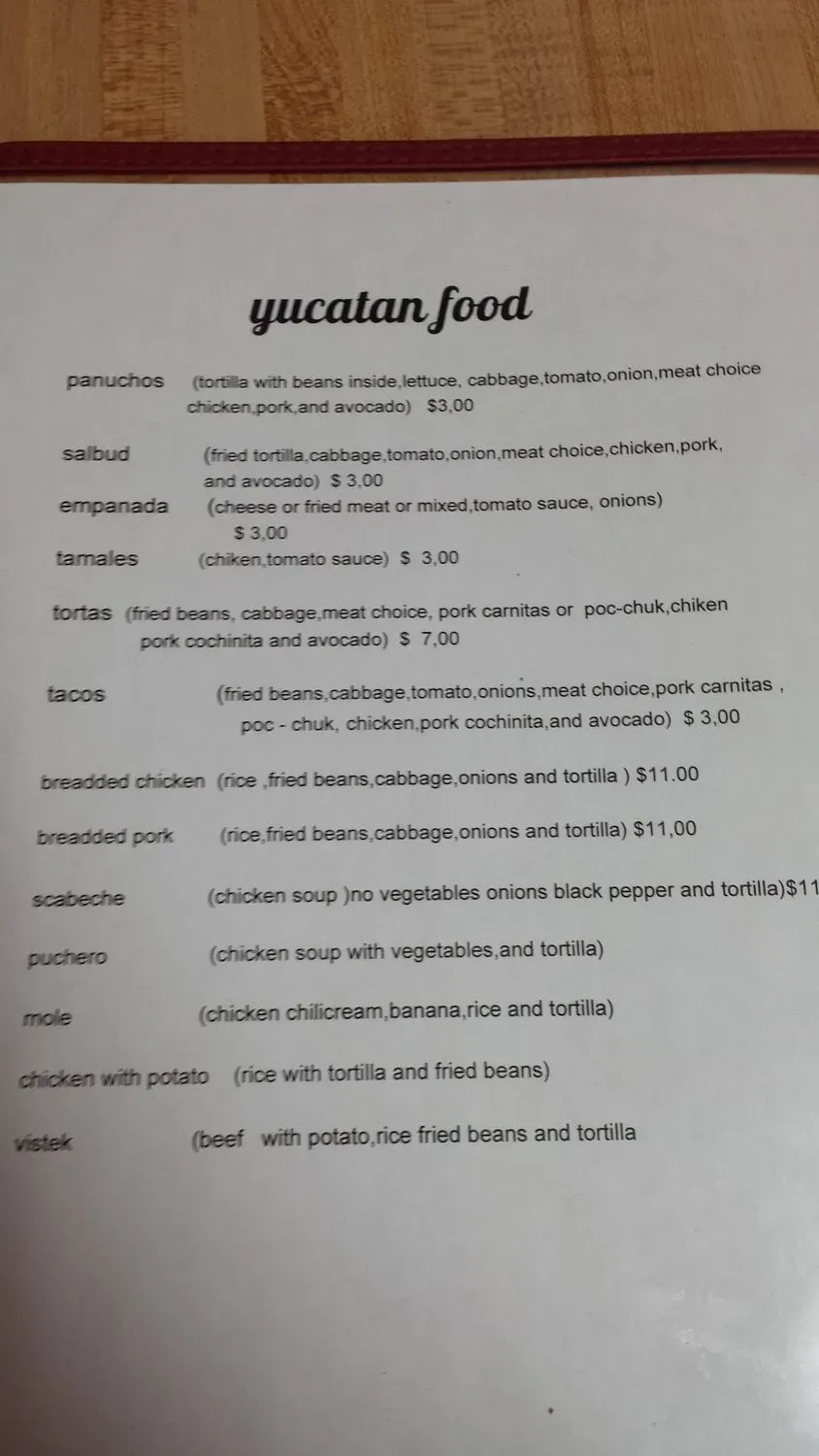 Menu 3