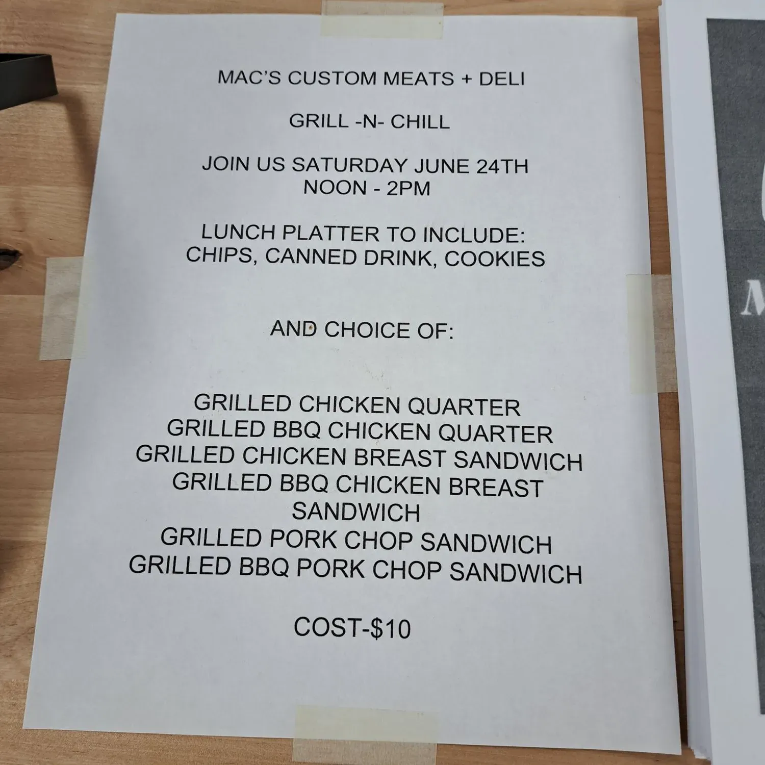 Menu 4