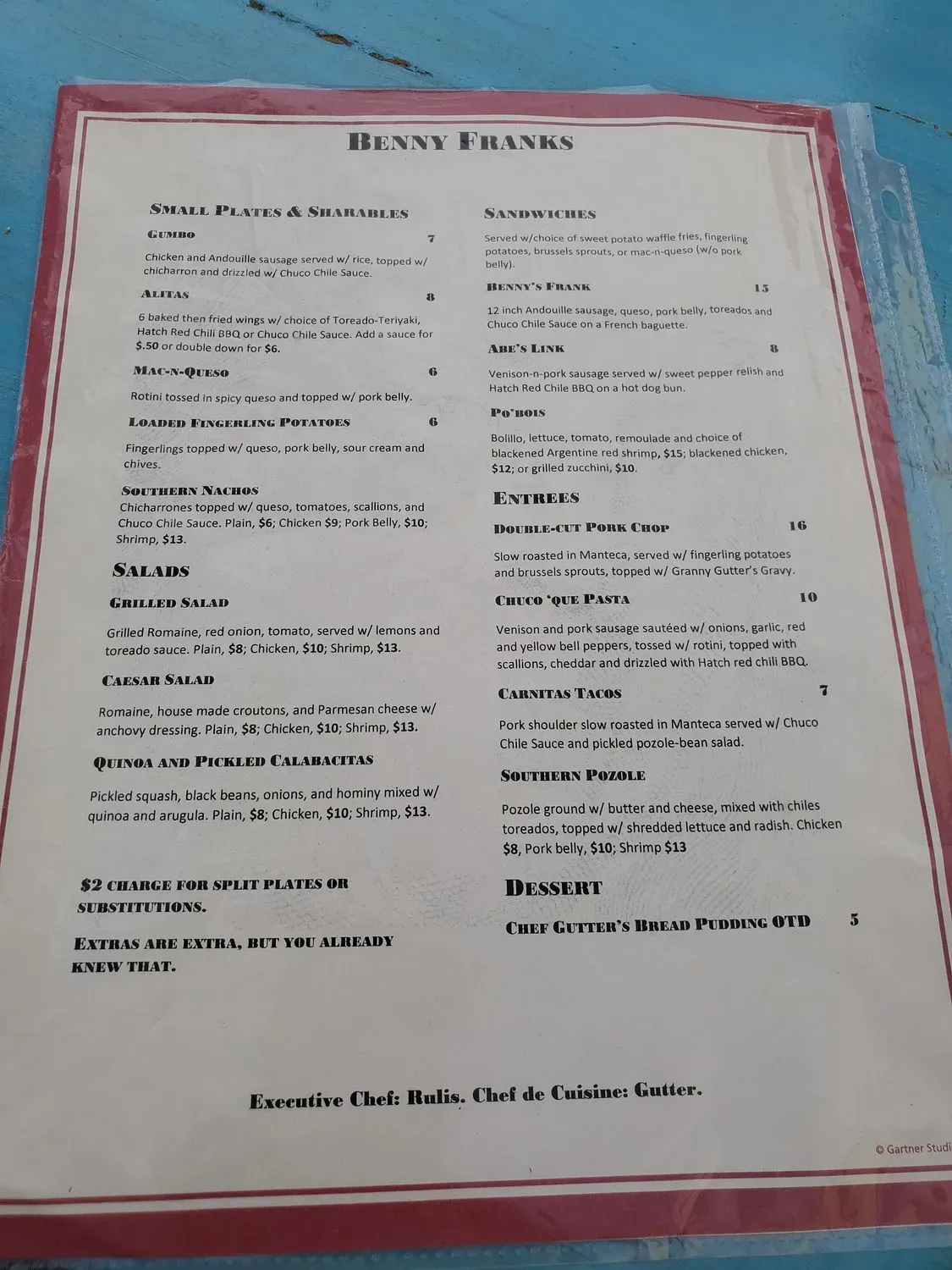 Menu 3