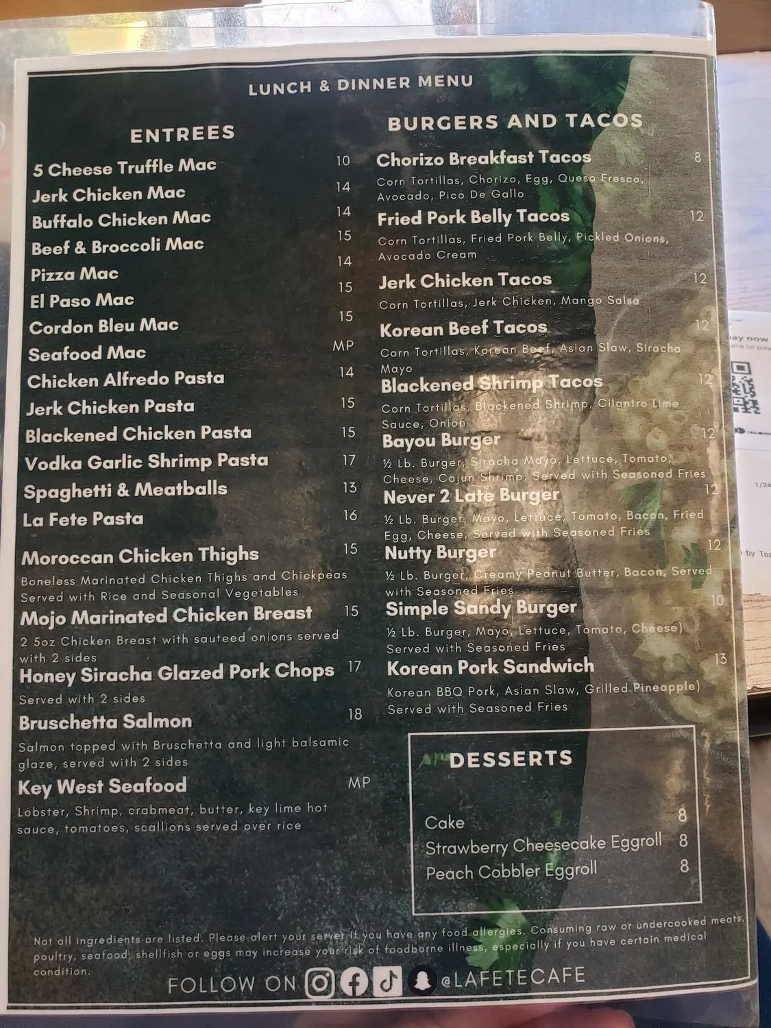 Menu 4