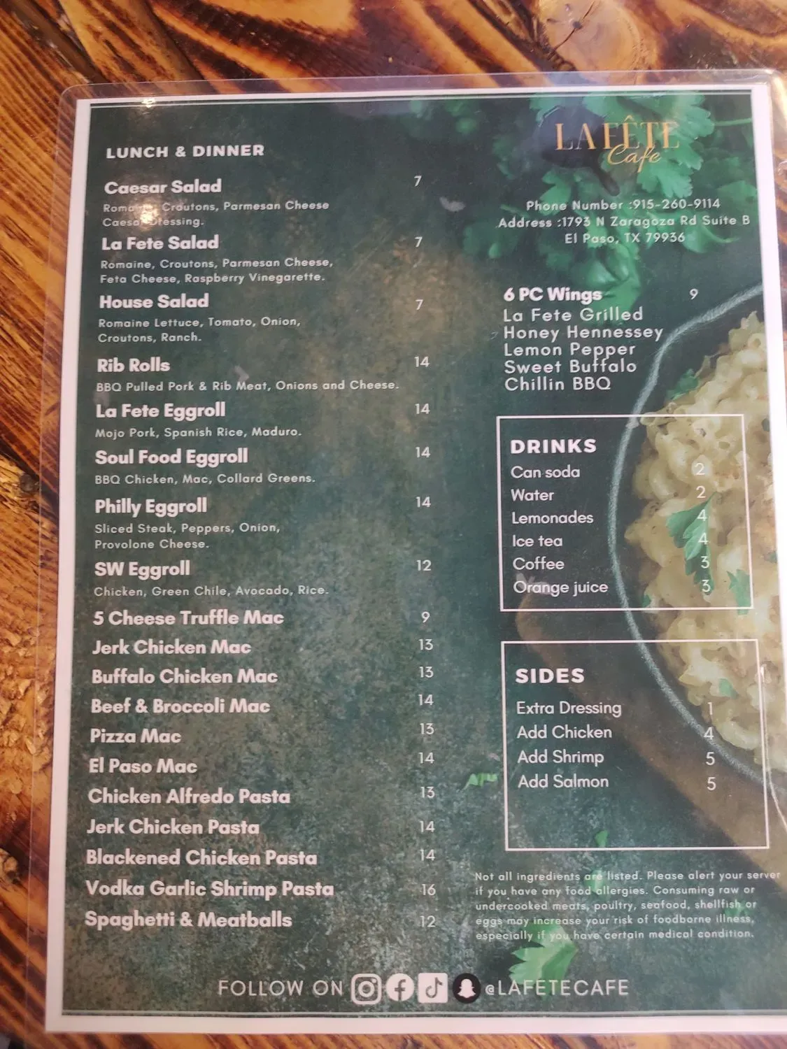 Menu 3