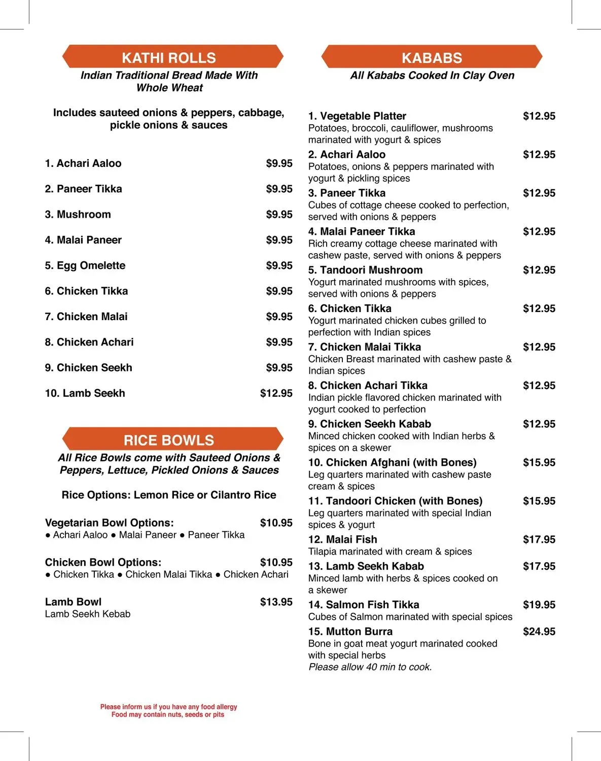 Menu 2